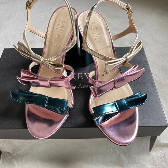 NIB J.crew stella bow heel size 6 made in Italy - Picture 3 of 12